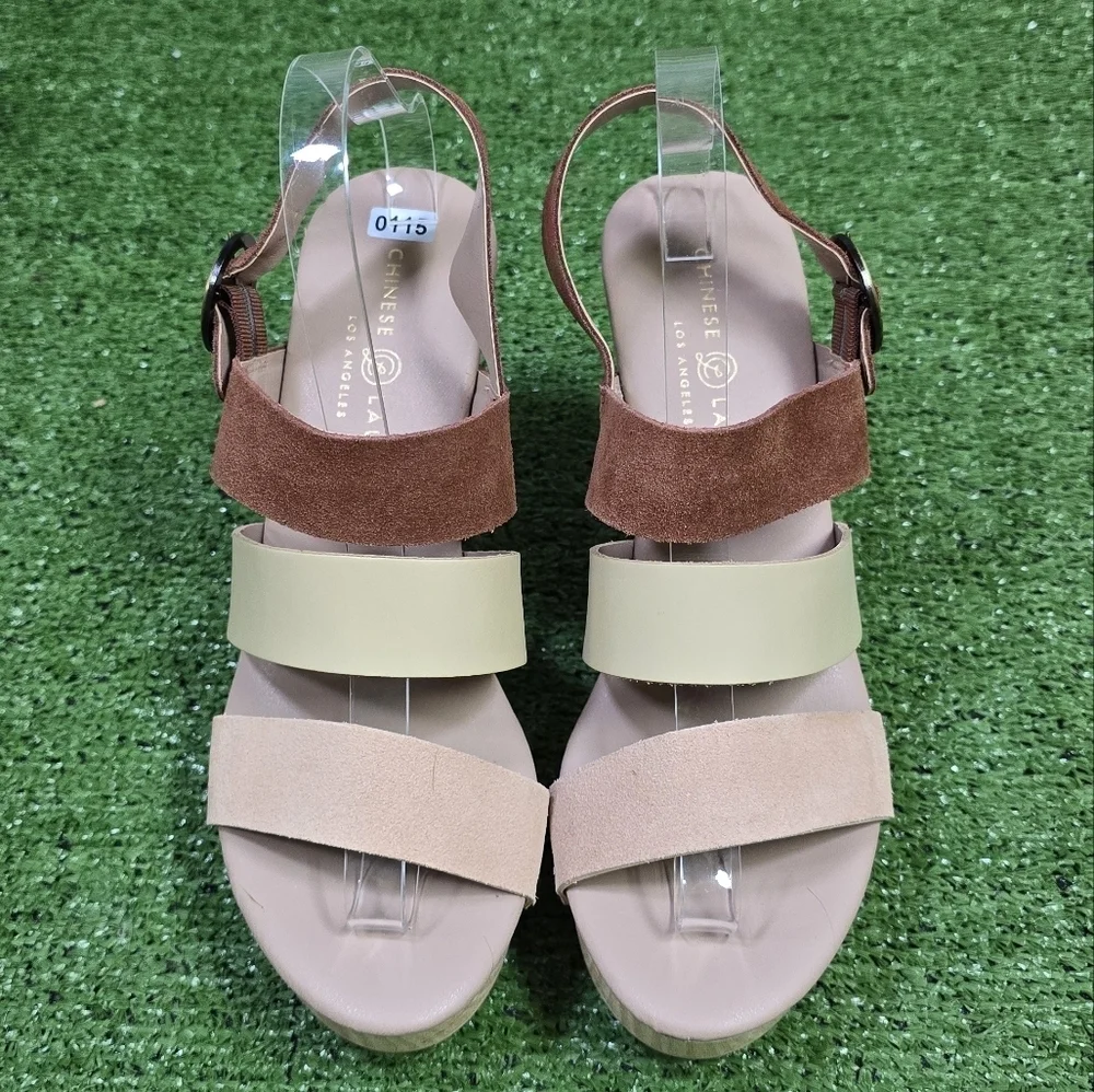 CHINESE LAUNDRY | FENNY PLATFORM MULTI-STRAP SANDALS -NWOT!